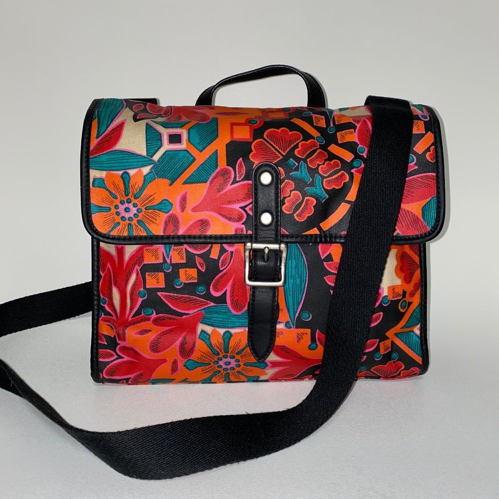 Fossil Multicolor Floral Crossbody Bag